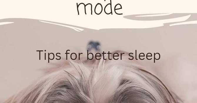 Importance of sleep and some tips to get you there. image